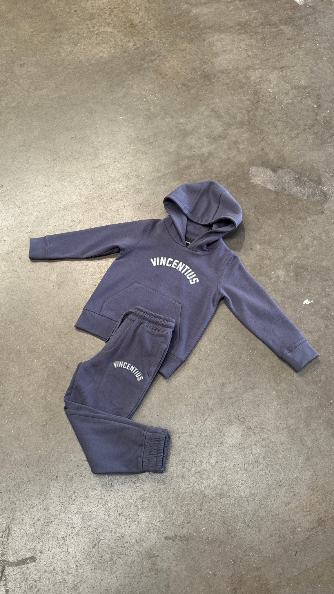 Boys Applique Tracksuit - Airforce Blue - Vincentius