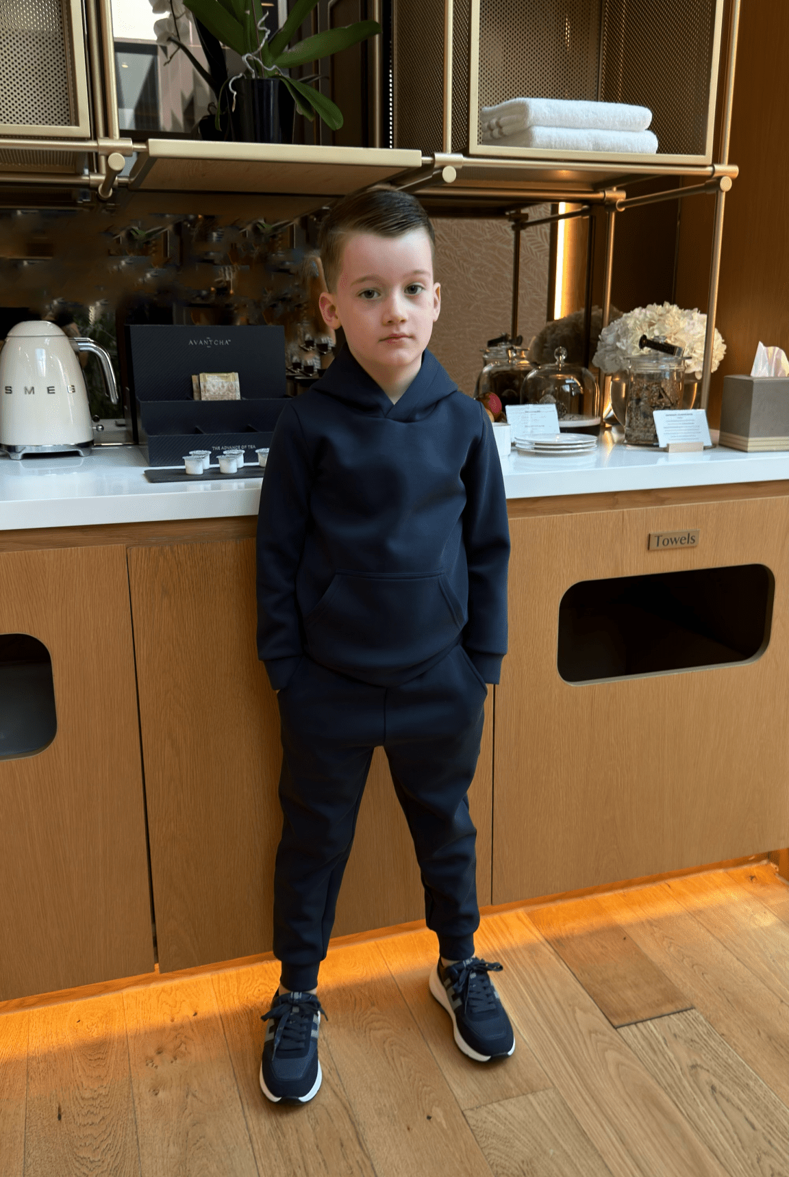 Boys Commuter Tracksuit - Navy - Vincentius