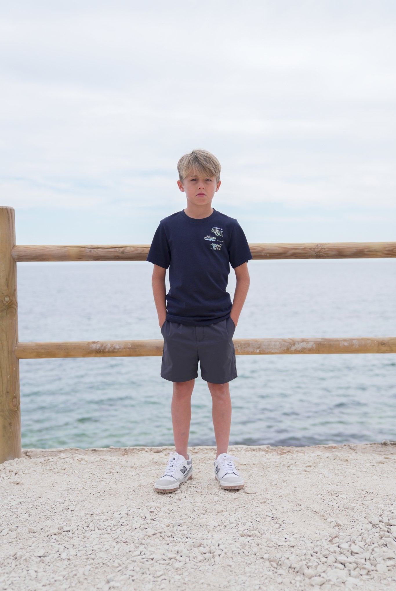Boy's Graphite Transitional Short - Vincentius