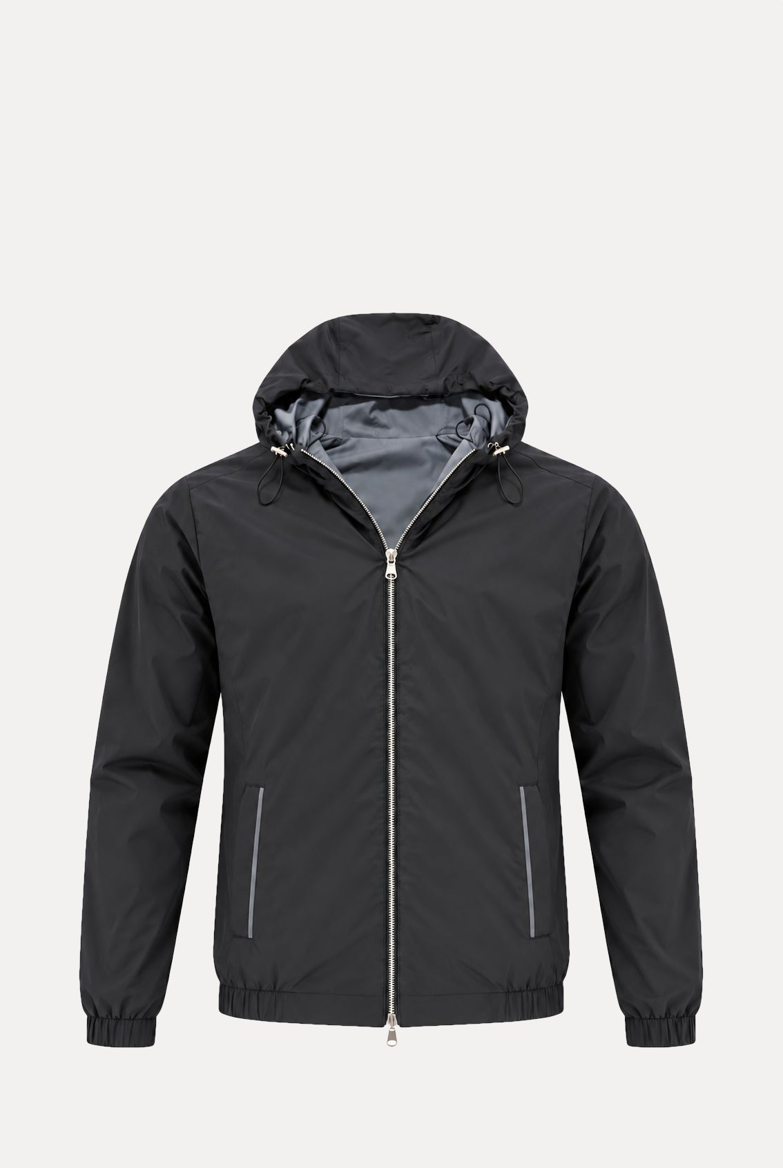 Boy's Hooded Commuter Reverse Jacket - Graphite/Black - Vincentius