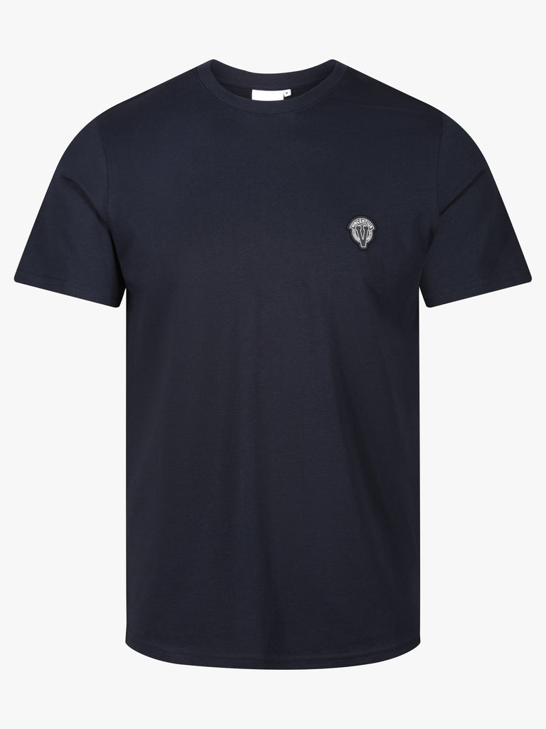 Boy's Luxe Classic Badge T-Shirt - Navy - Vincentius