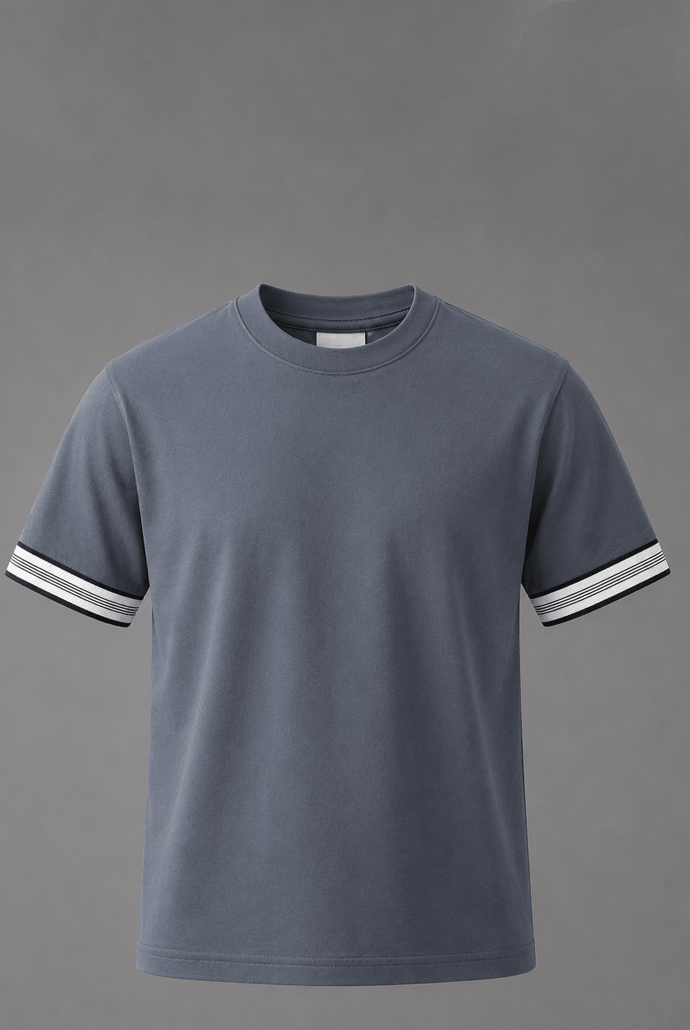 Boys Ribbed Cuff Ombre T Shirt - Vincentius