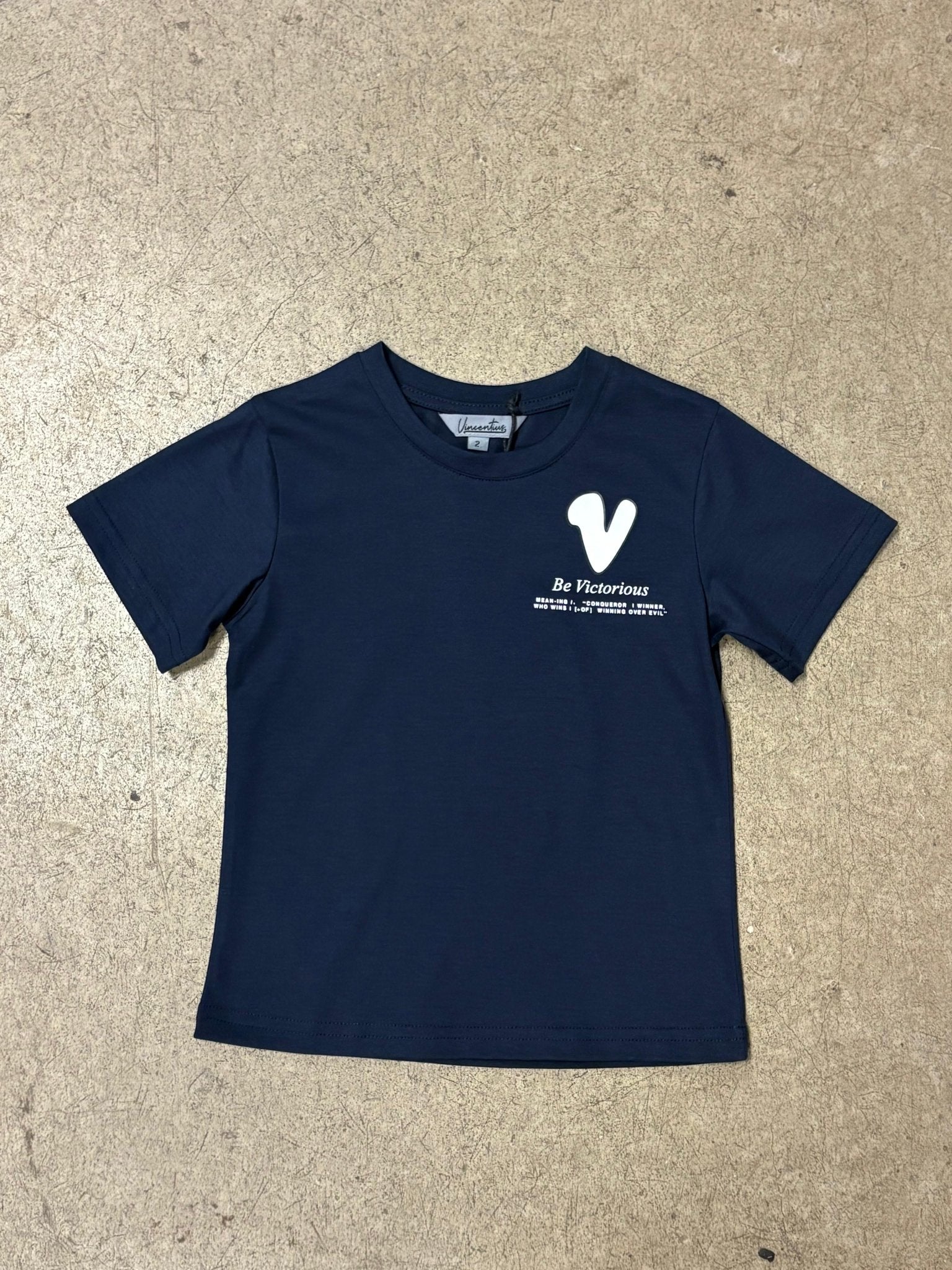 Boys Subway Graffiti T-Shirt - Navy - Vincentius