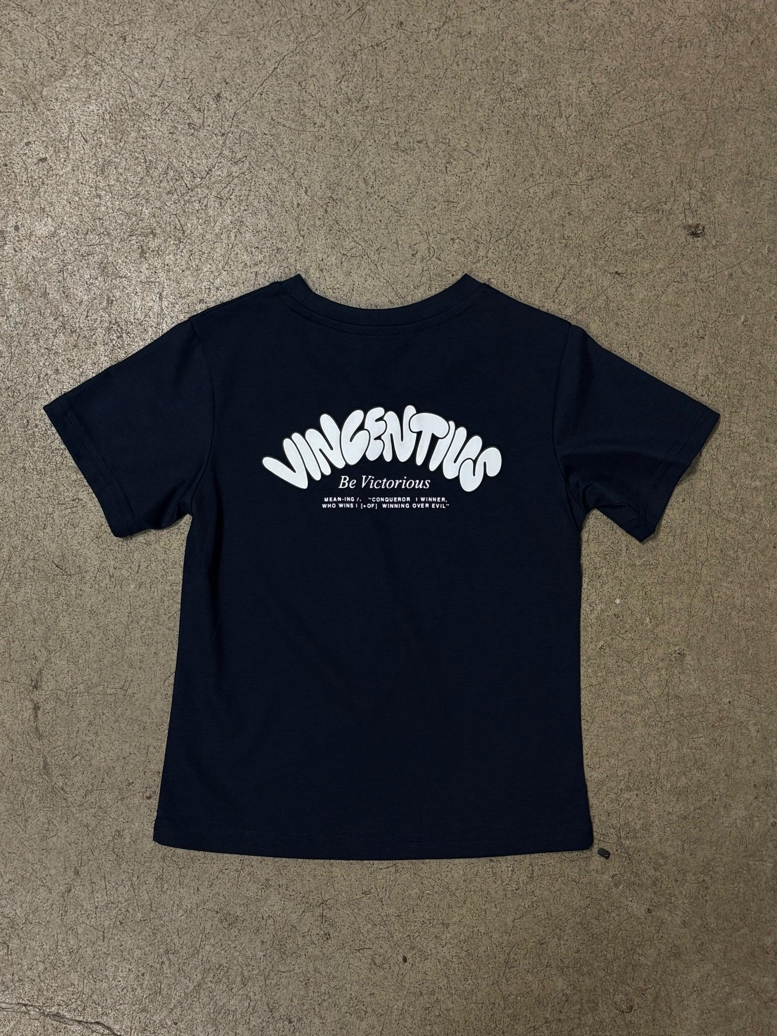 Boys Subway Graffiti T-Shirt - Navy - Vincentius