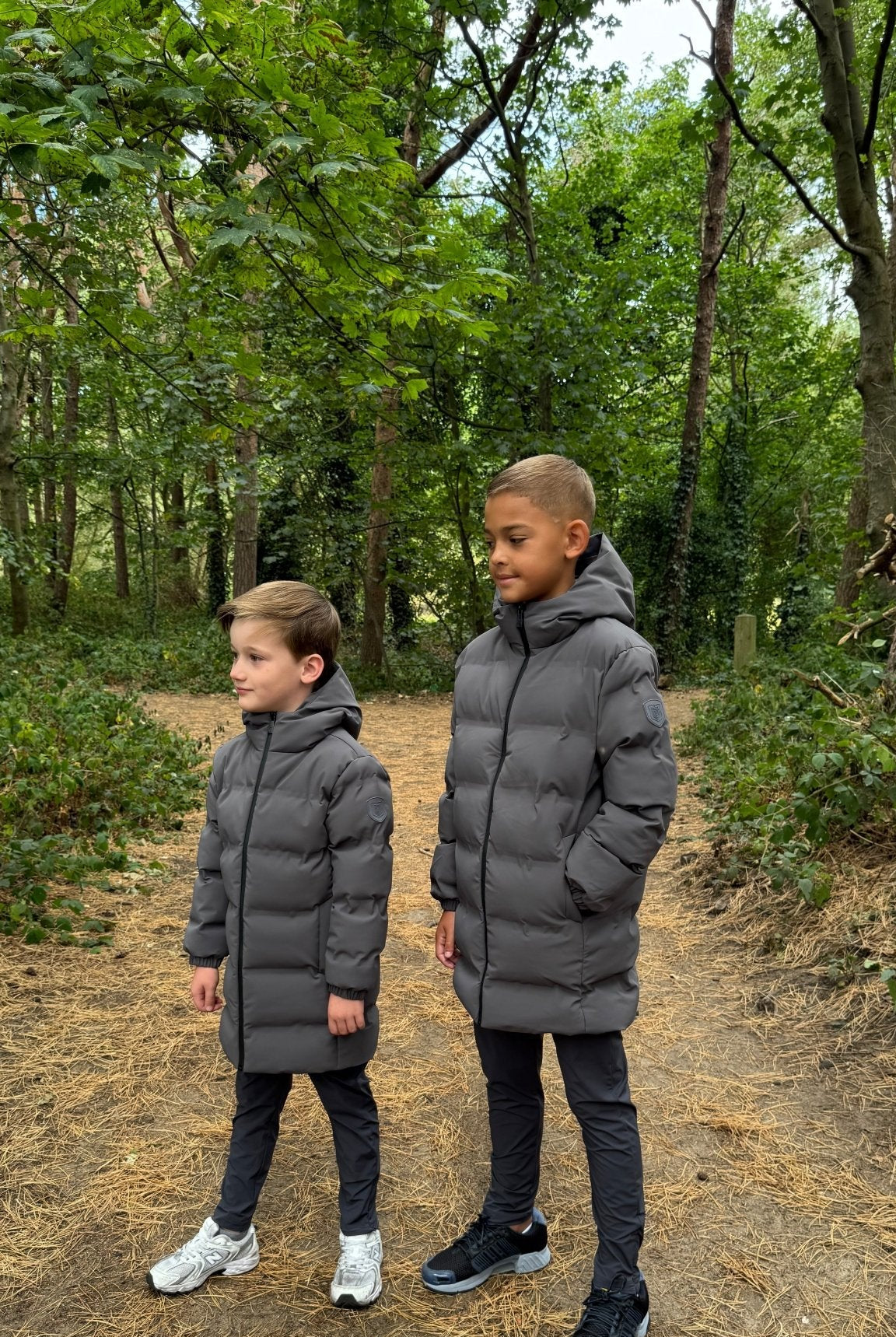 Boy's Technical Parka - Charcoal - Vincentius