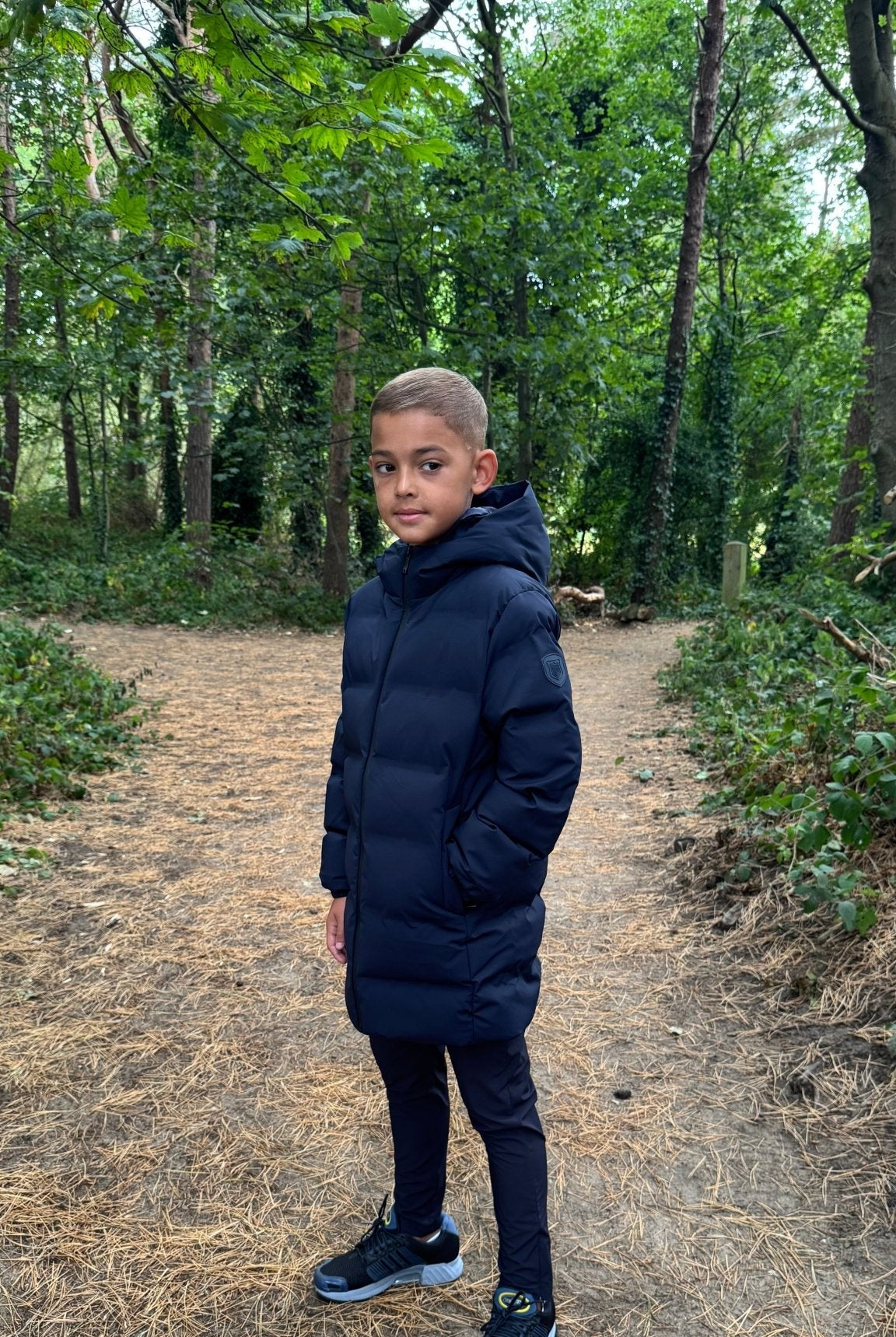 Boy's Technical Parka - Navy - Vincentius