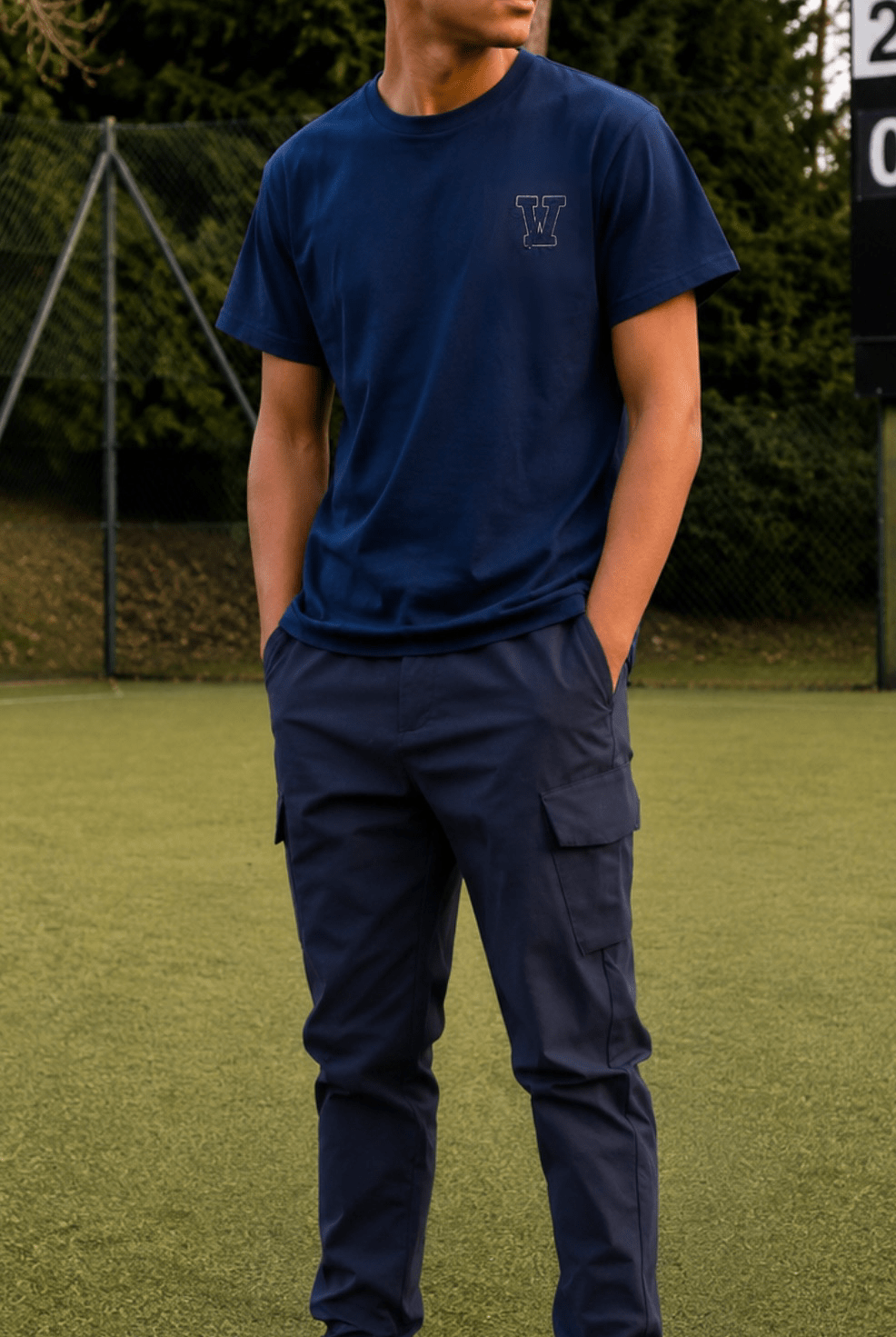 Boys Varsity T-Shirt - Navy - Vincentius