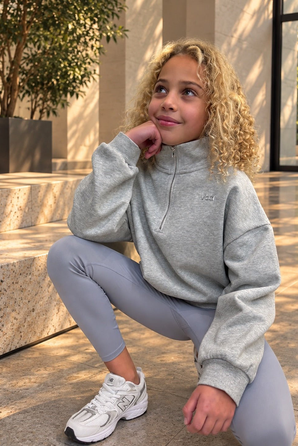 Corezip Pullover - Grey Mist - Vincentius