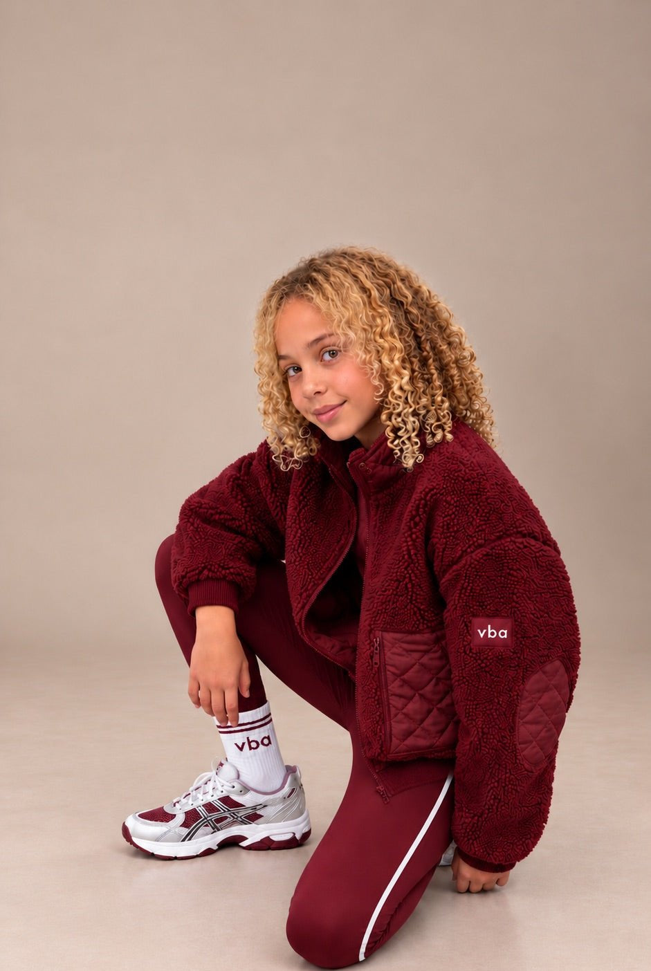 Fleece Jacket - Burgundy - Vincentius