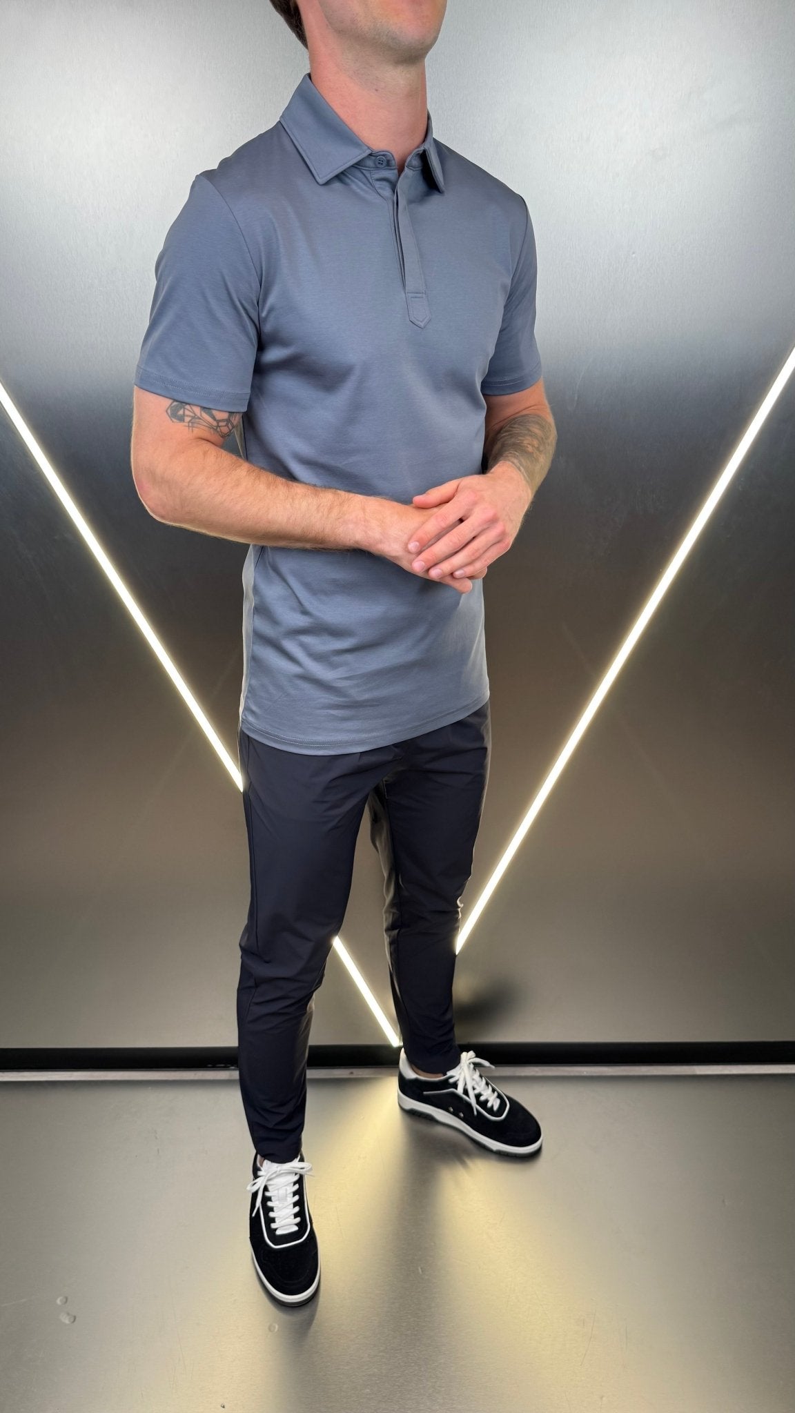 Luxury Mercerised Ombre Polo T Shirt - Vincentius