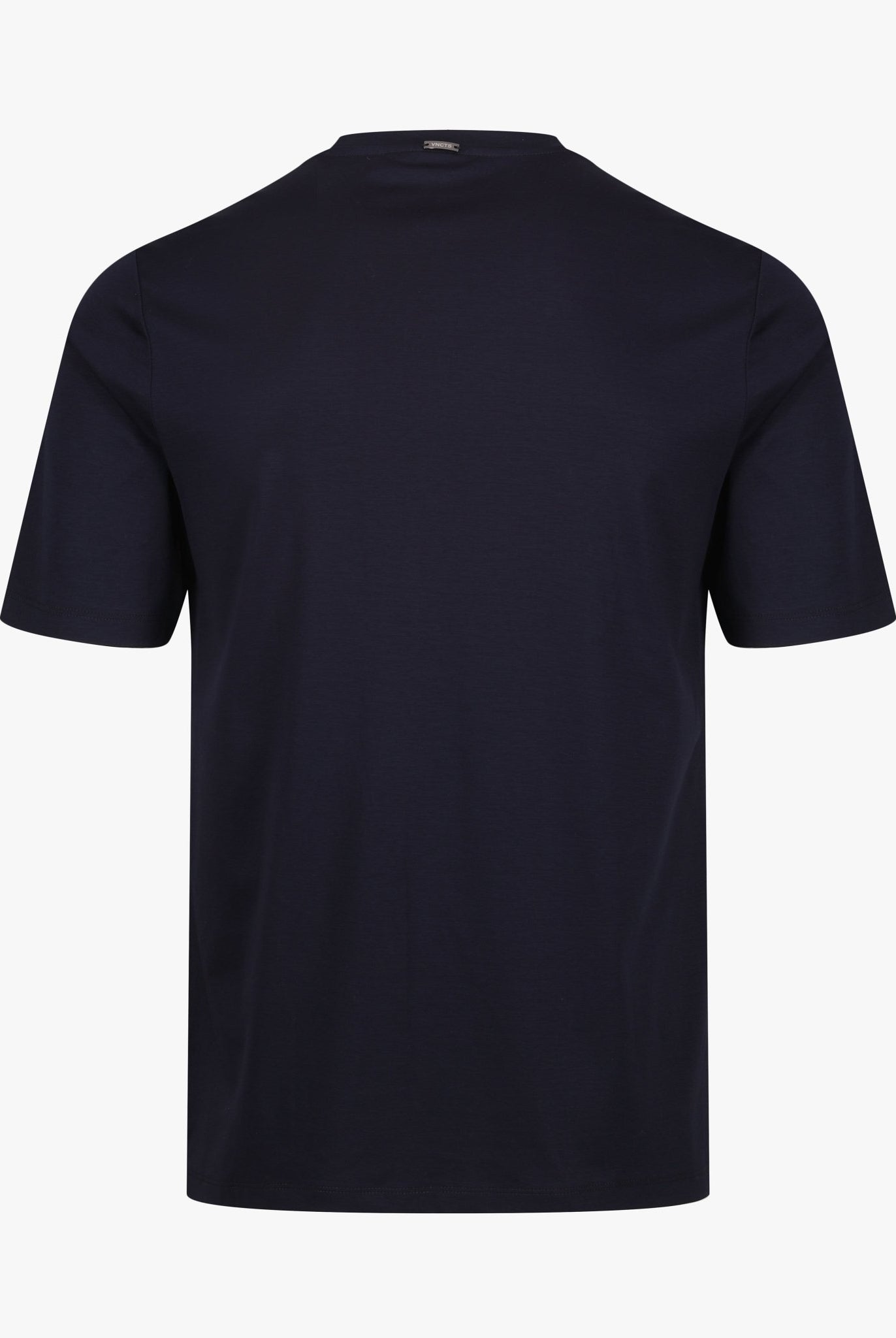 Luxury Mercerised Pocket Logo T-Shirt - Navy - Vincentius