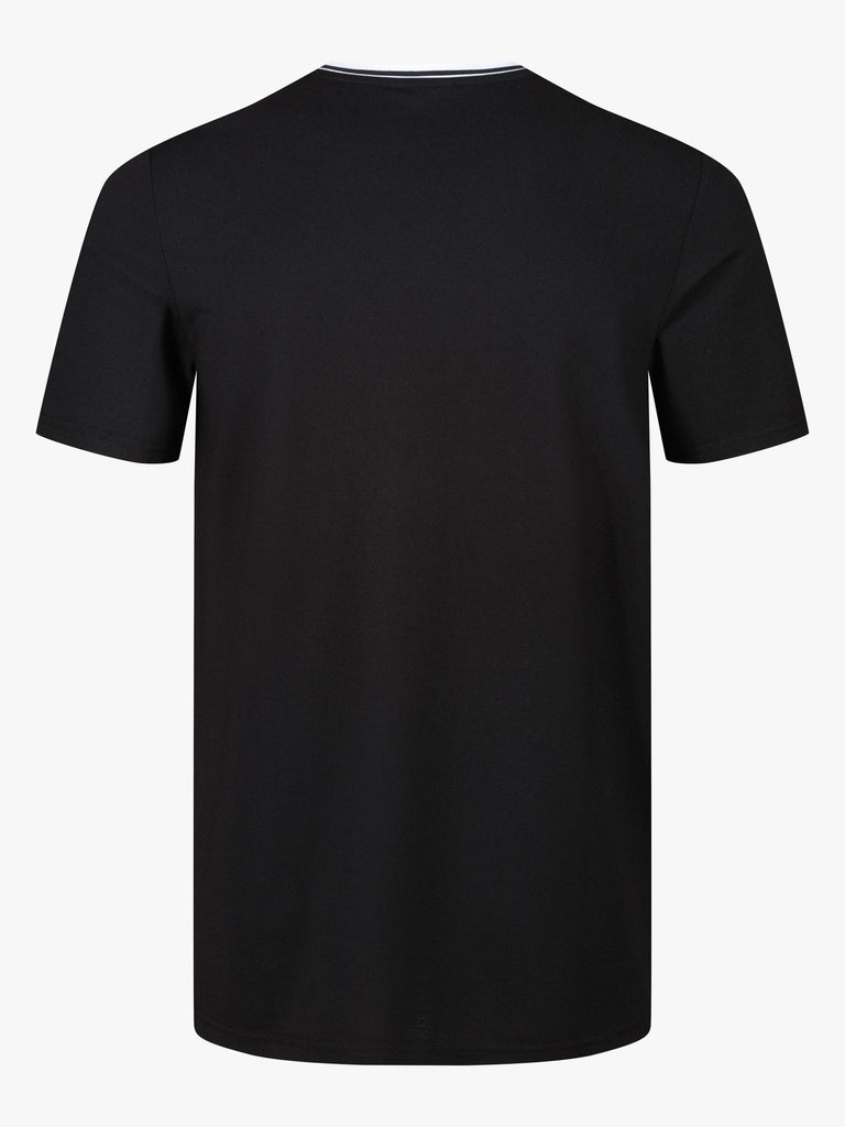 Luxury Pique Logo T-Shirt - Black - Vincentius