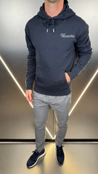 Script Hoodie - Navy - Vincentius