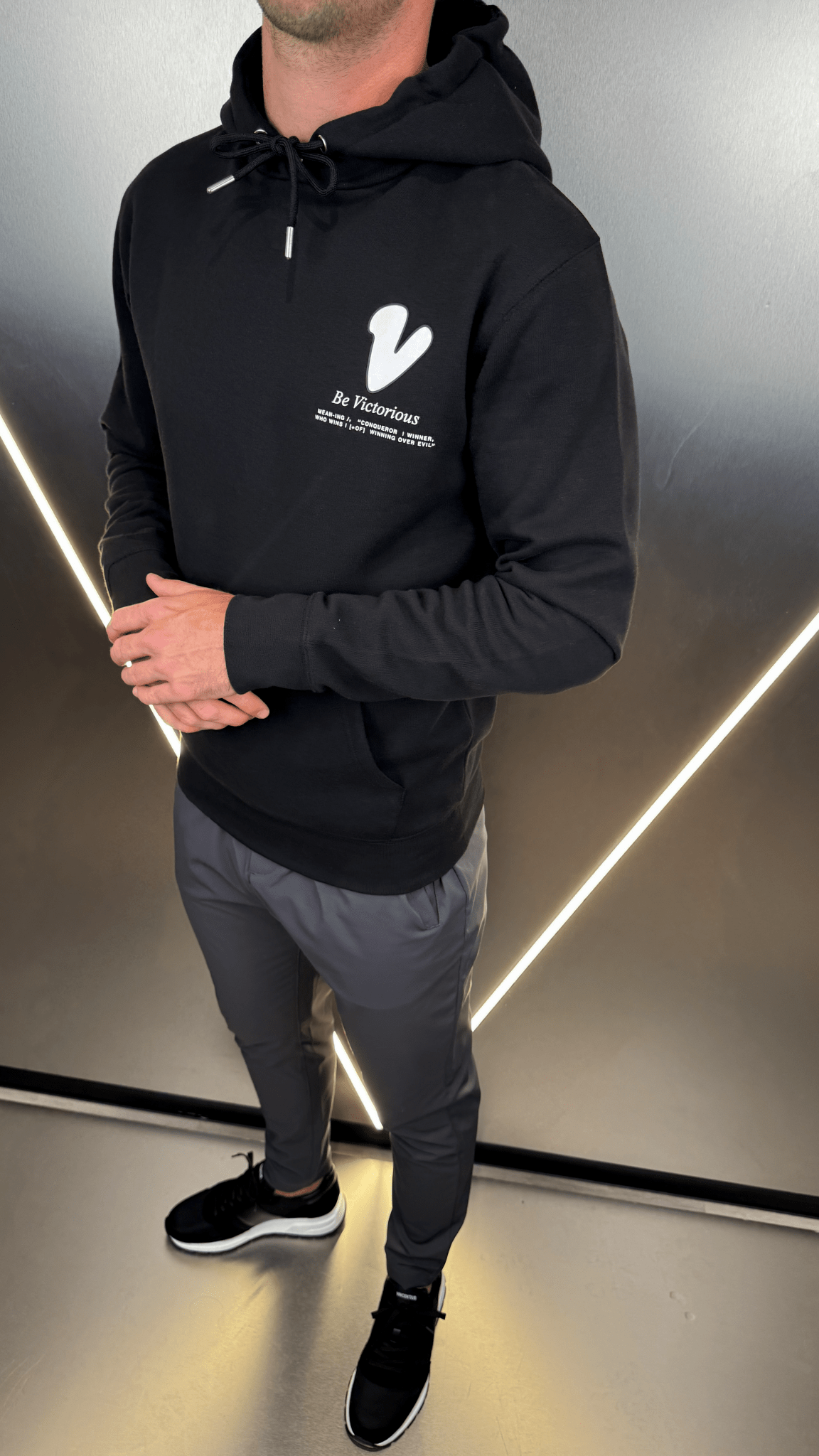 Subway Graffiti Hoodie - Black - Vincentius