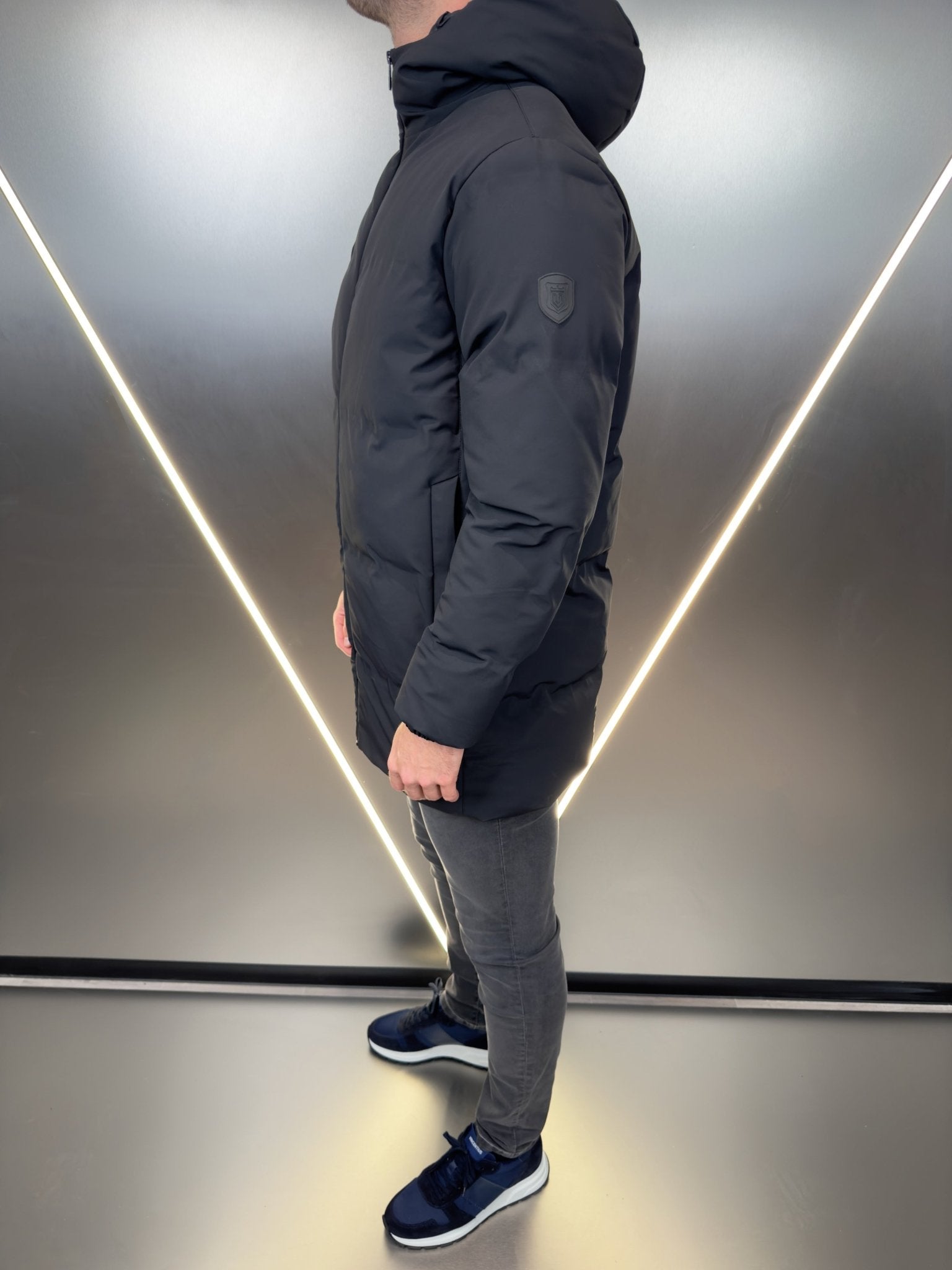 NAPTIME ワッペンPARKA-BLACK  S NAPTIME ワッペンPARKA-BLACK S NAPTIME ワッペンPARKA-BLACK S