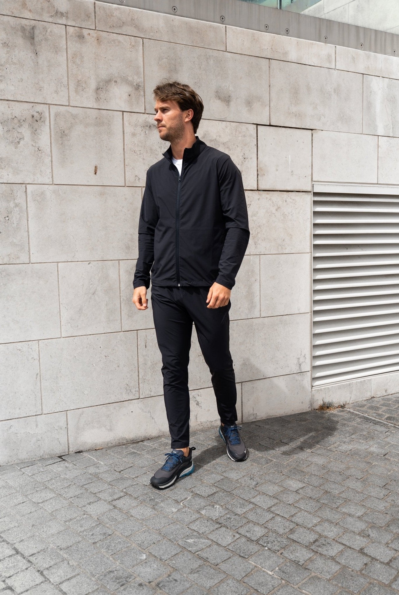 Transitional Full Zip Tracksuit - Navy - Vincentius