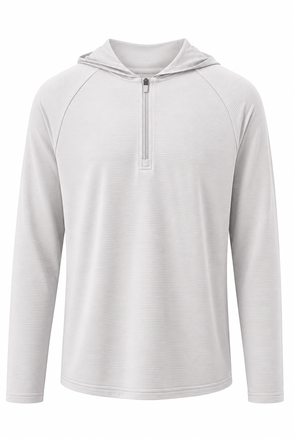 Transitional Performance 1/4 Zip Hoodie - Cement - Vincentius