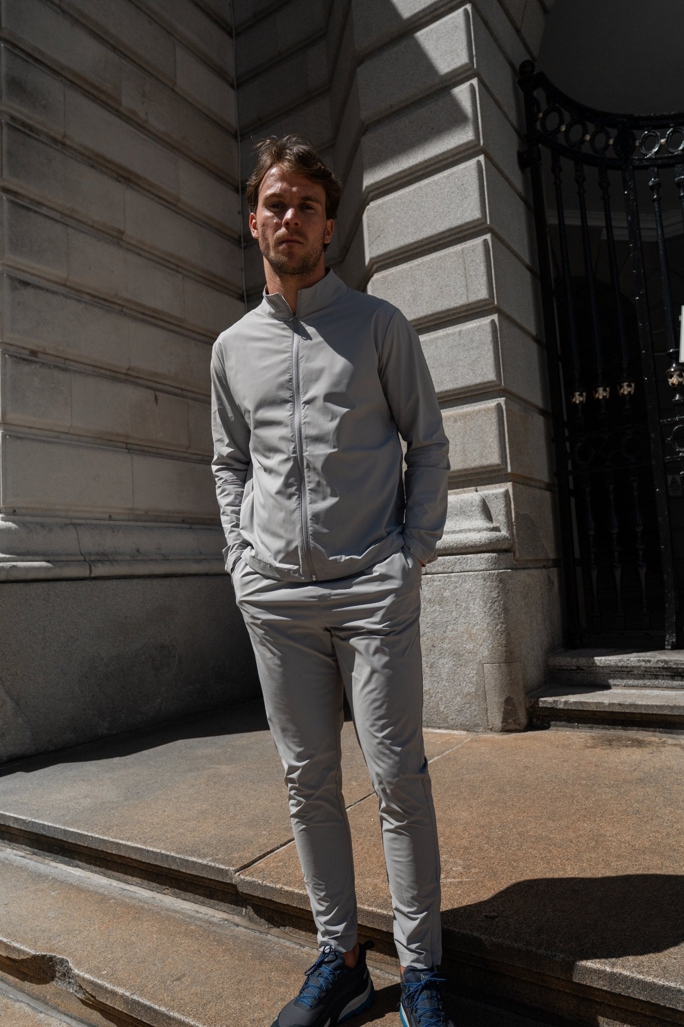 Transitional Track Pant - Light Grey - Vincentius