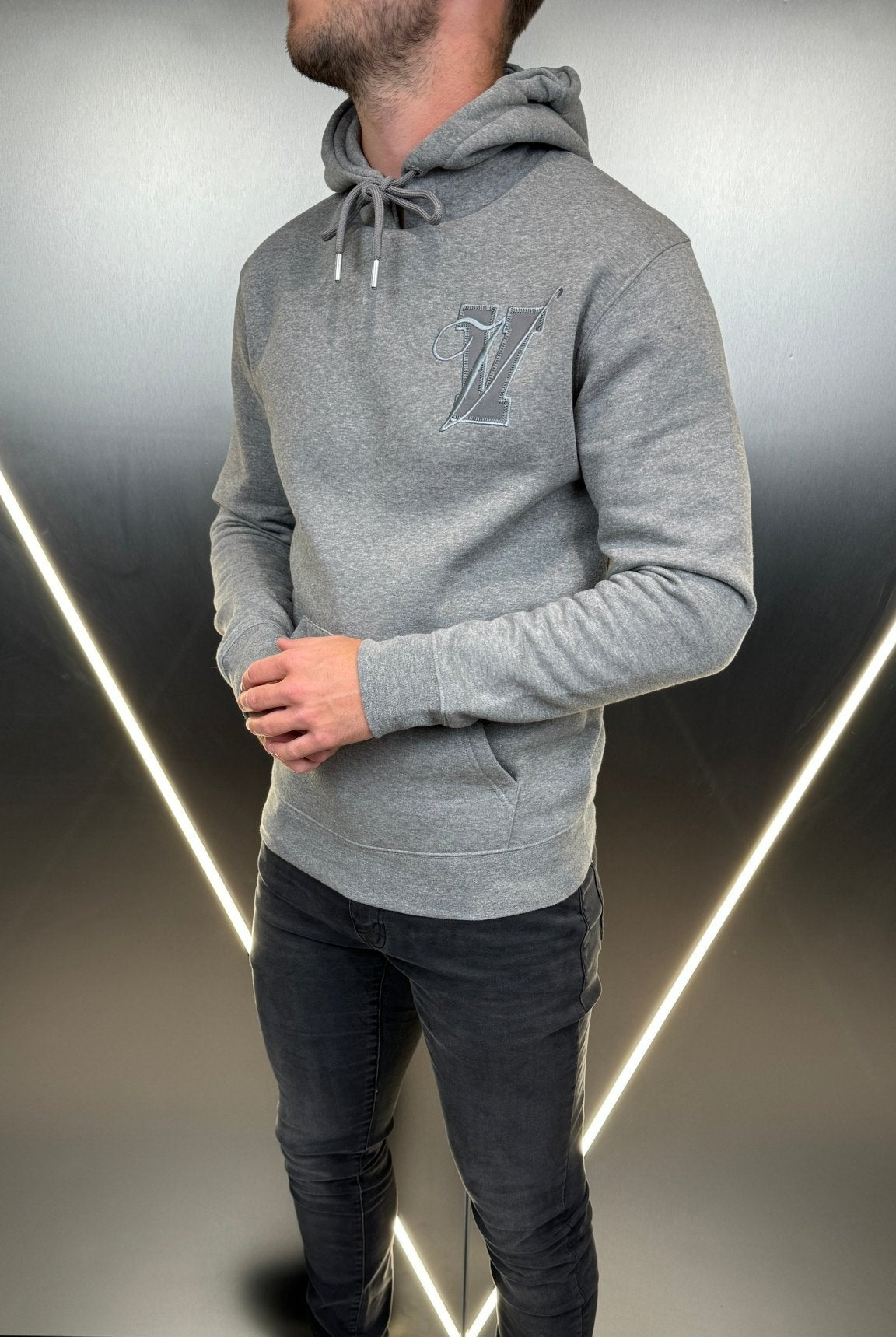 Varsity Luxe Hoodie - Grey (DISPATCH 18/10/24) - Vincentius