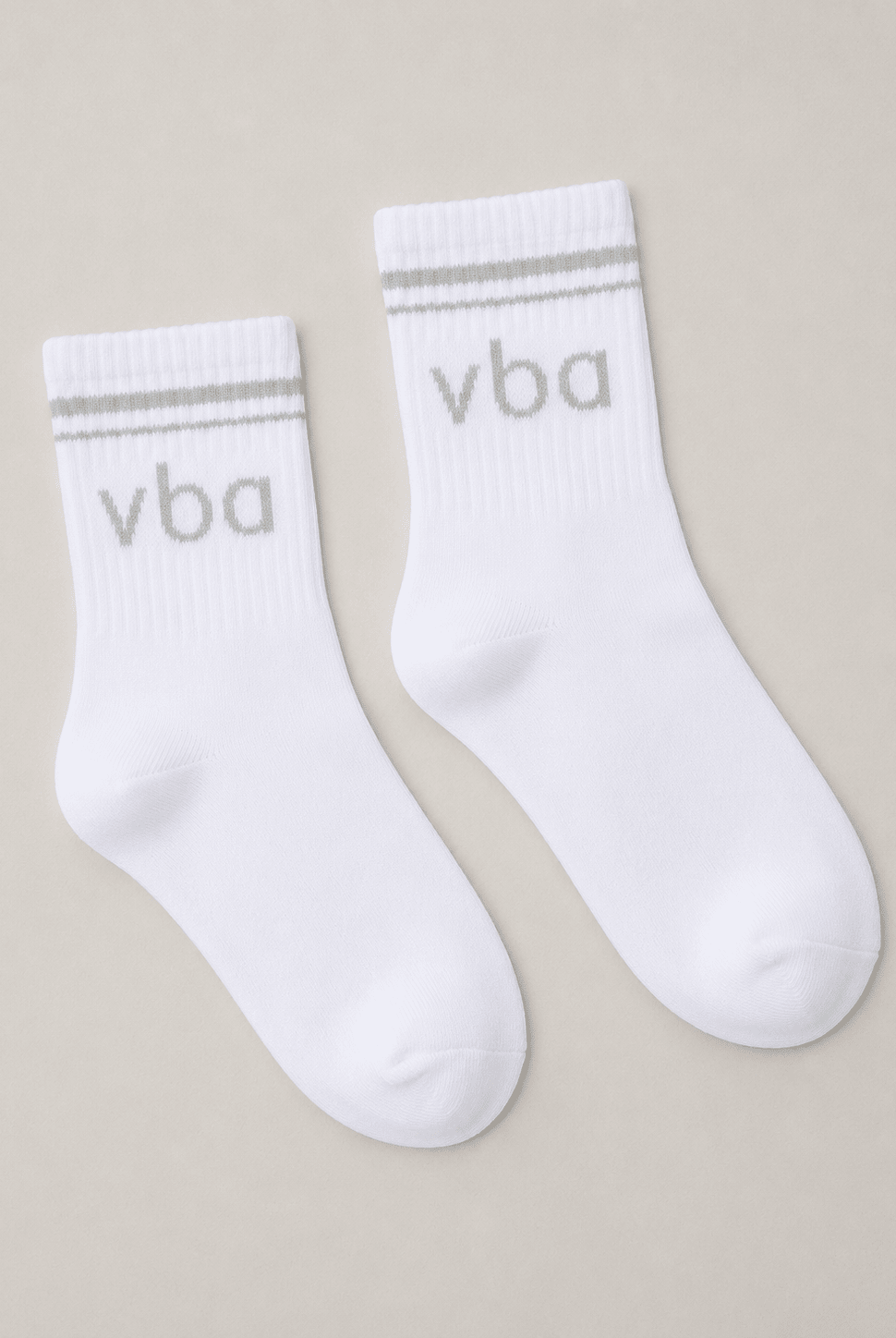 VBA Sport Socks - White/Grey Mist - Vincentius