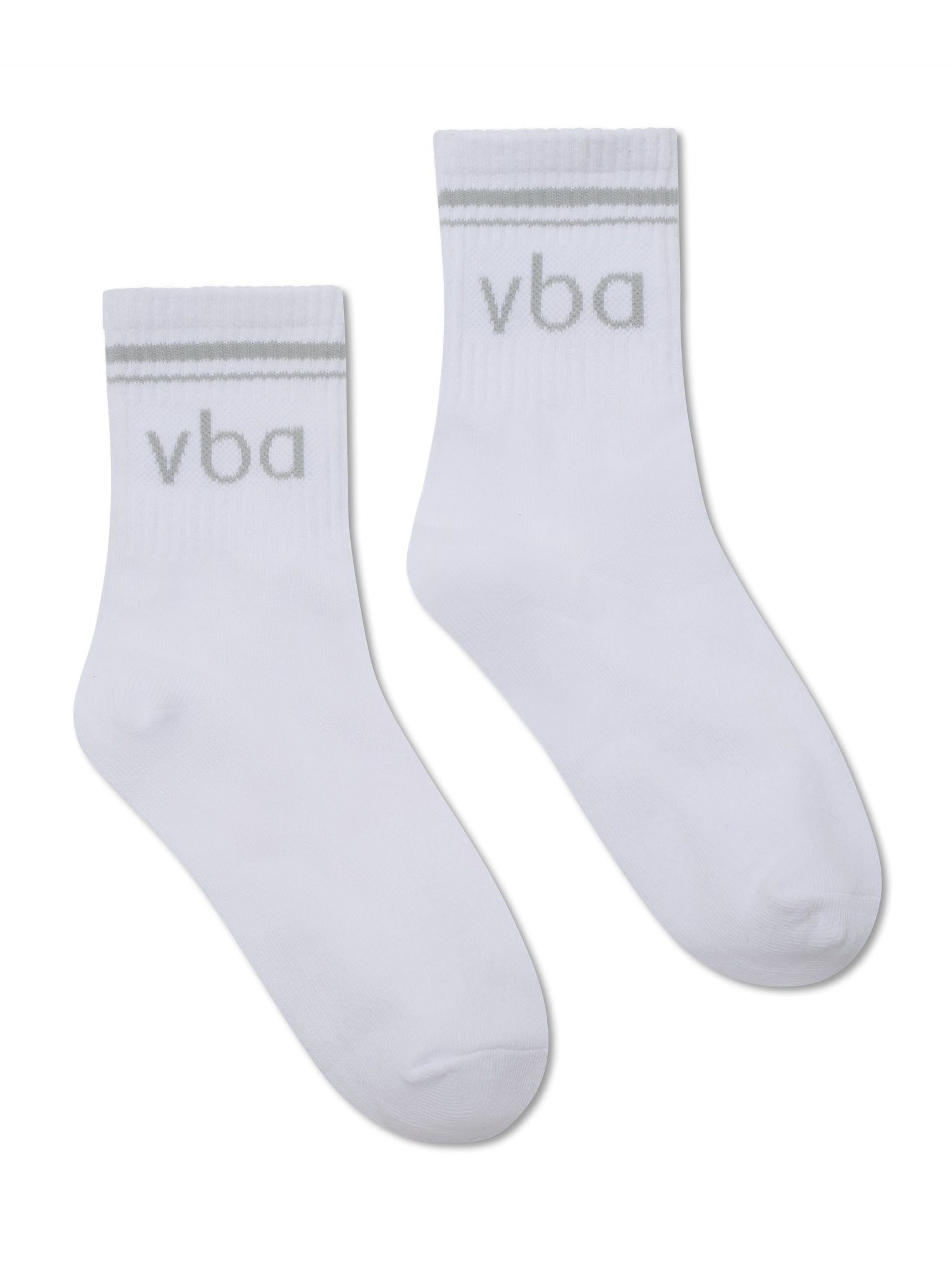 VBA Sport Socks - White/Grey Mist (Dispatched W/C 15/12/25) - Vincentius