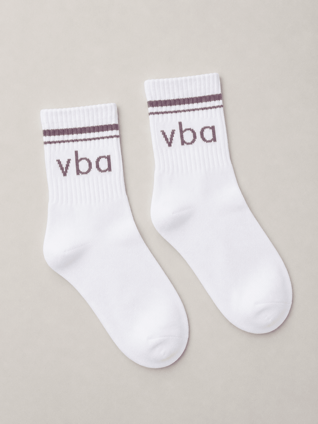 VBA Sport Socks - White/Lavender - Vincentius