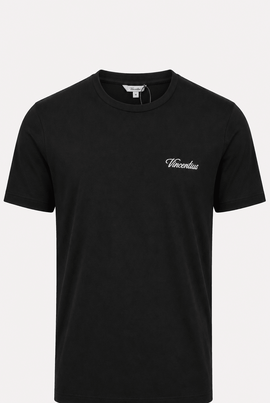 Vincentius Elegant Script T-Shirt - Black - Vincentius