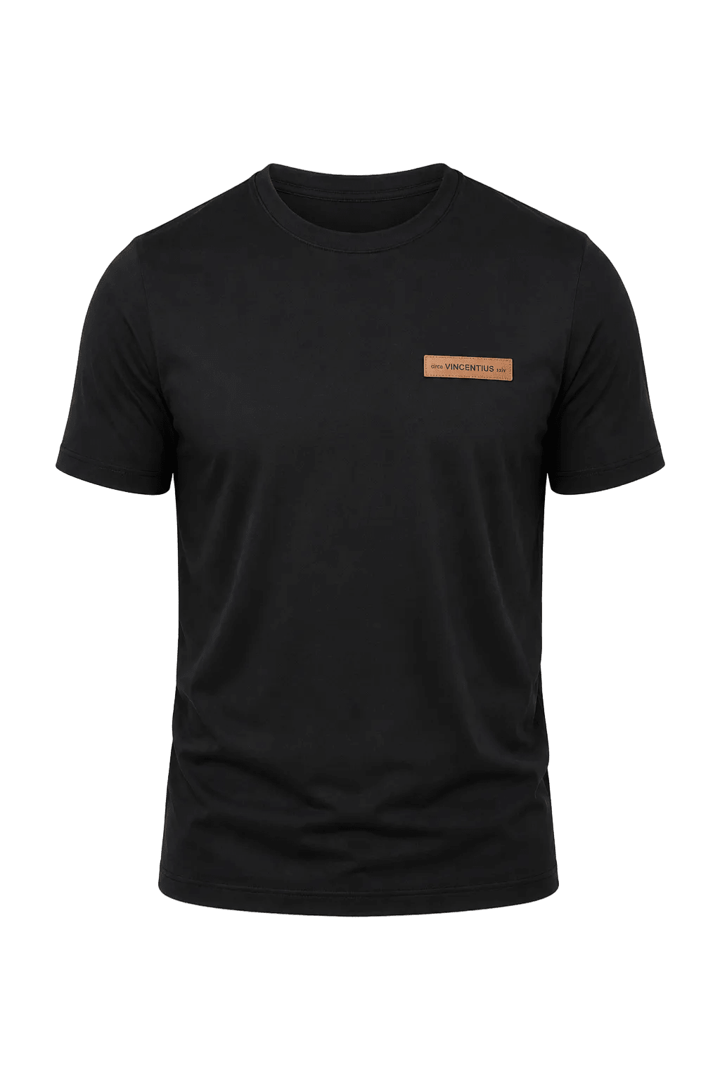 Vincentius Leather logo T-Shirt - Black - Vincentius