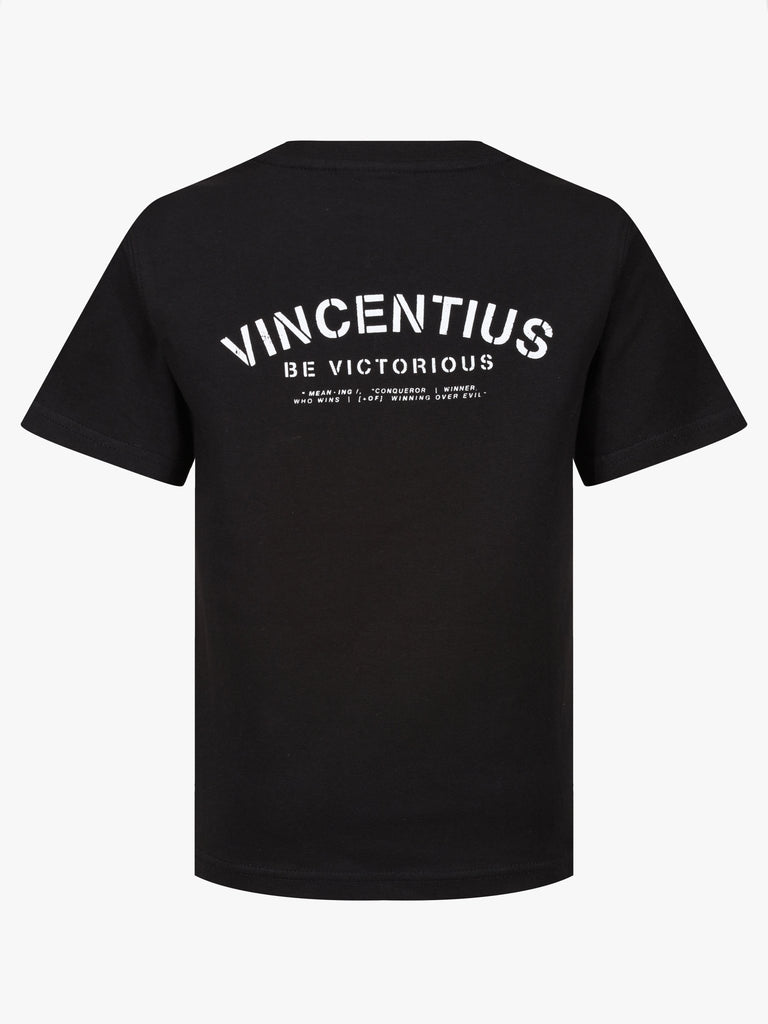 Boy's Luxe Be Victorious T-Shirt - Black - Vincentius