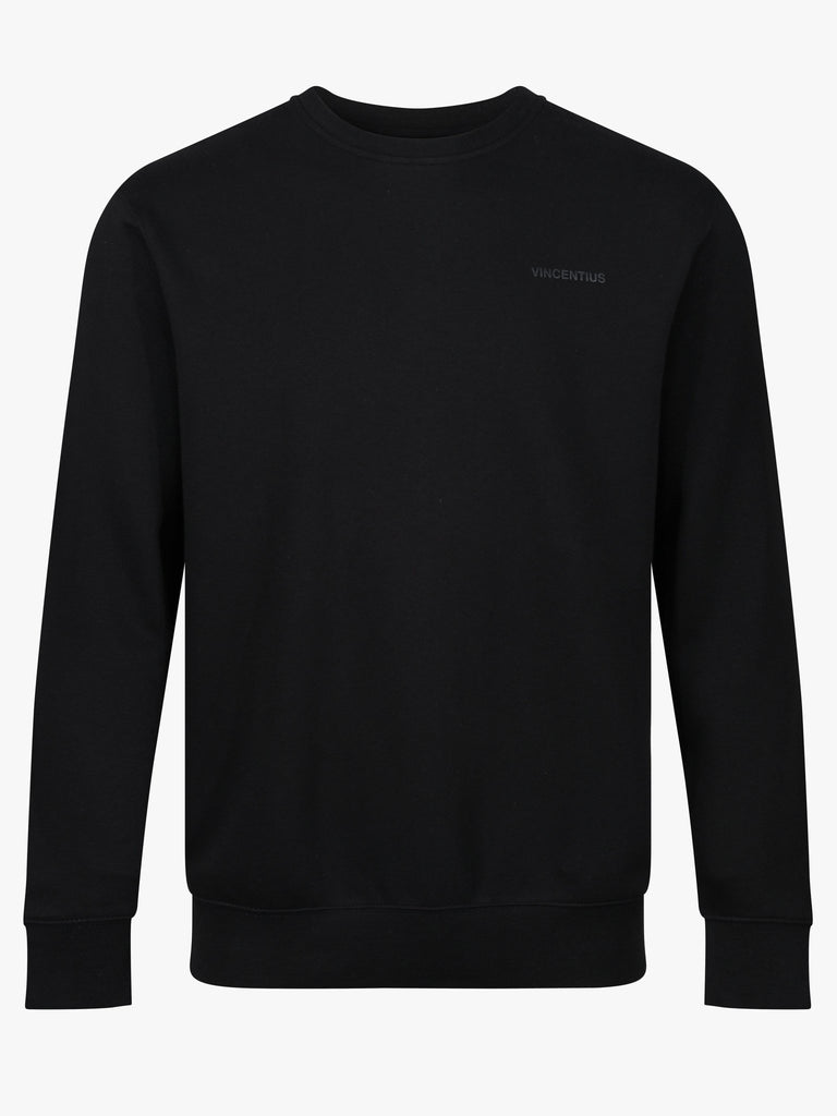 Crew Neck Every Day Tracksuit - Black - Vincentius