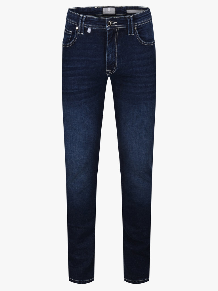 Luxury Edition Tailored Fit Jeans - Mid Blue - Vincentius