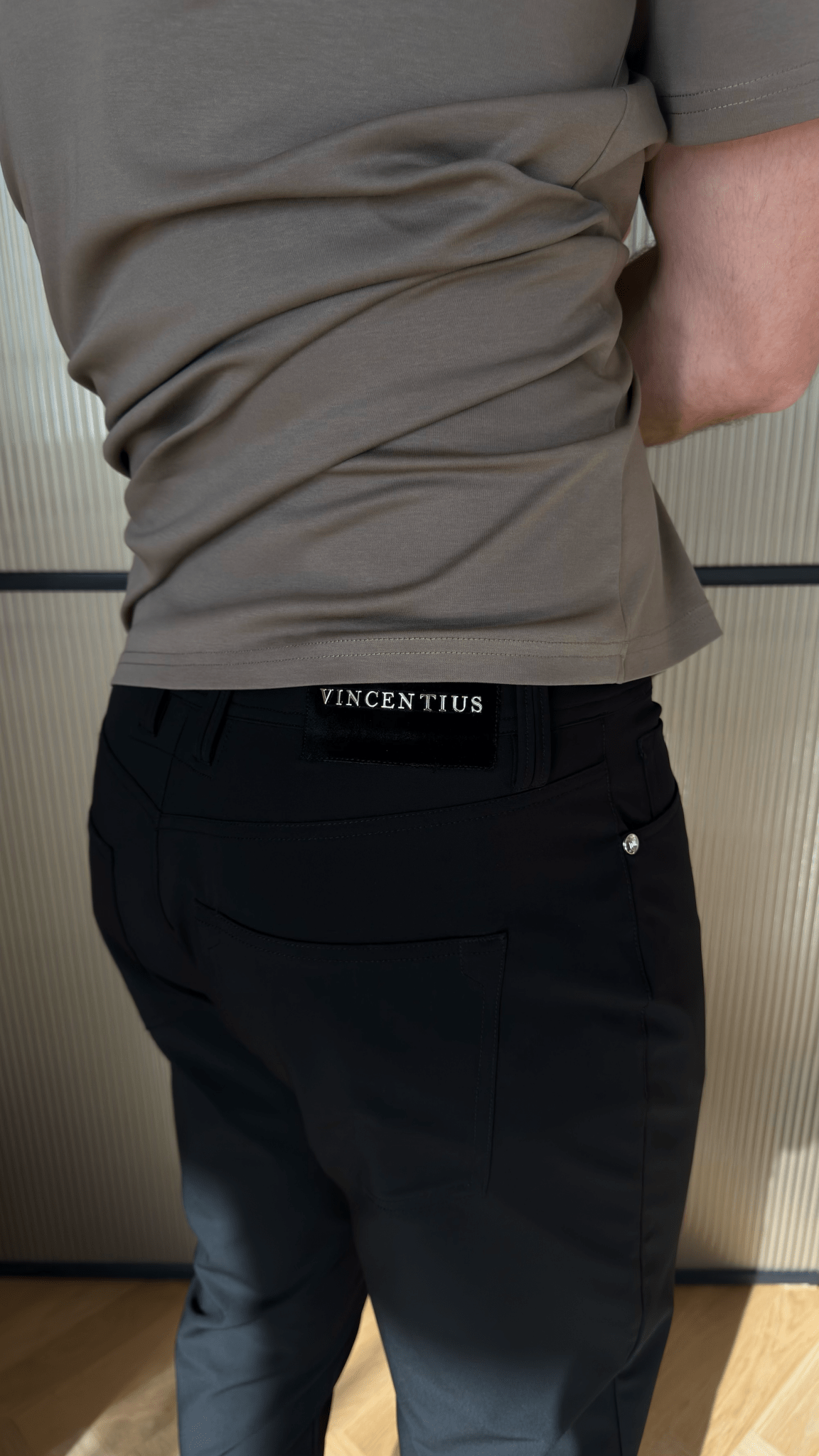 5 Pocket Commuter Trouser - Black - Vincentius