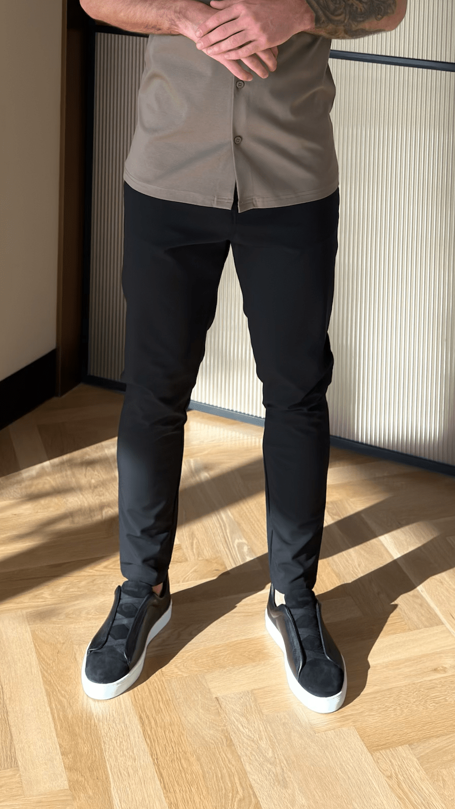 5 Pocket Commuter Trouser - Black - Vincentius