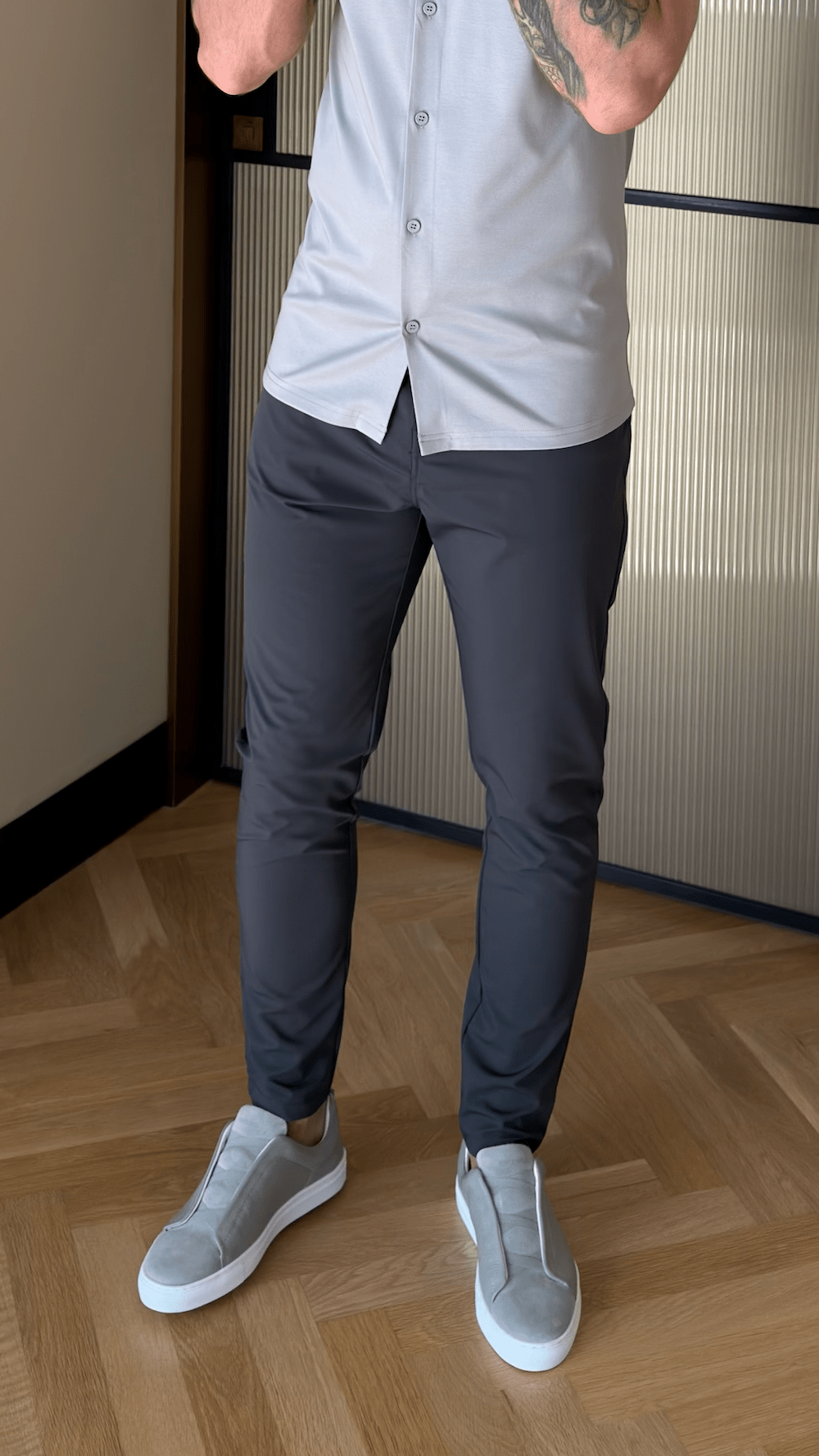 5 Pocket Commuter Trouser - Graphite - Vincentius
