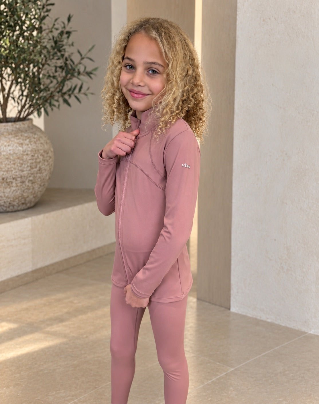 Active Zip Jacket - Blushstone - Vincentius