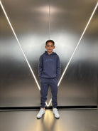 Boy's Applique Tracksuit - Air Force - Vincentius