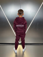 Boy's Be Victorious Tracksuit - Burgundy - Vincentius