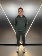 Boy's Be Victorious Tracksuit - Dark Green - Vincentius