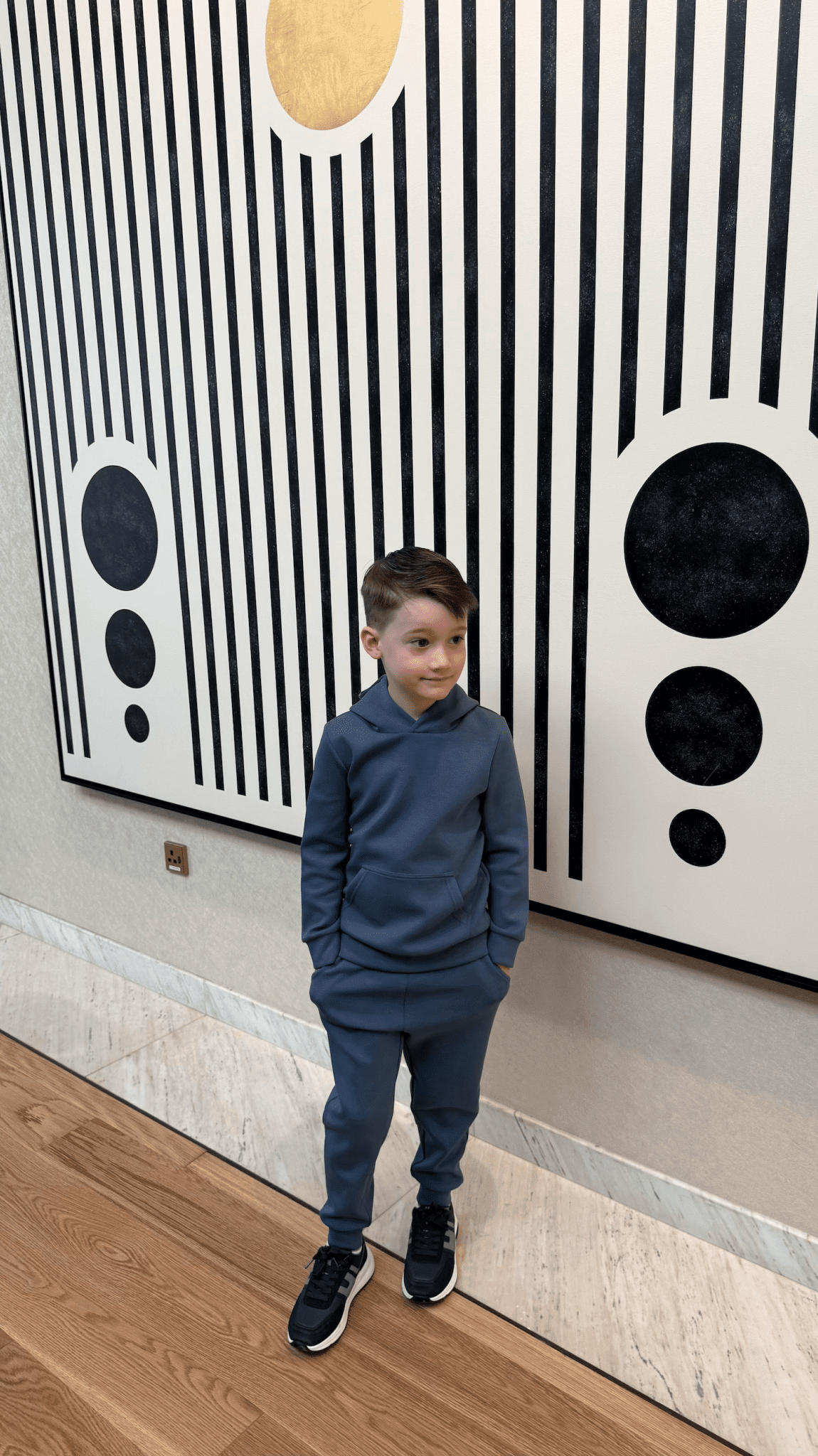 Boys Commuter Tracksuit - Airforce - Vincentius