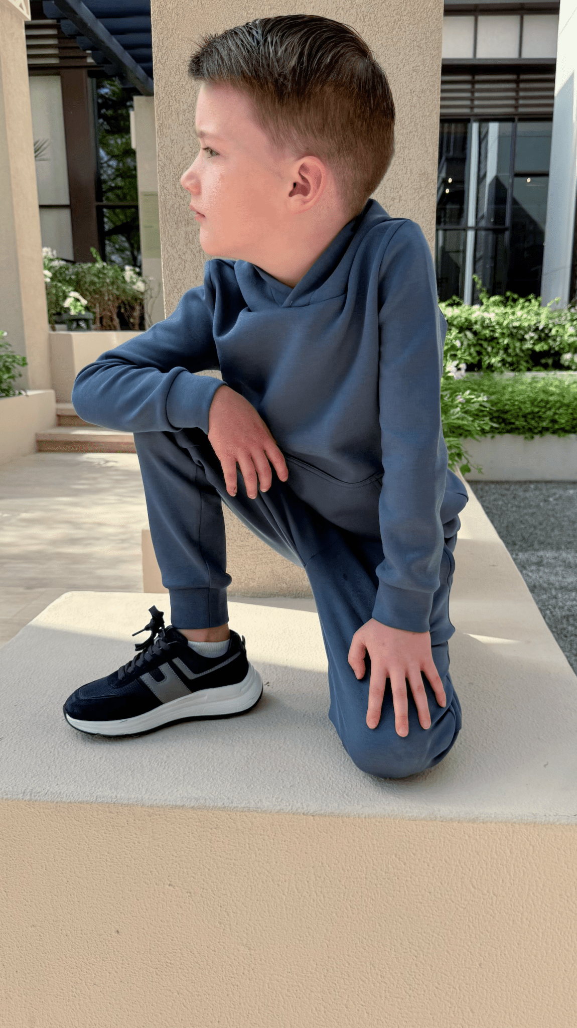 Boys Commuter Tracksuit - Airforce - Vincentius