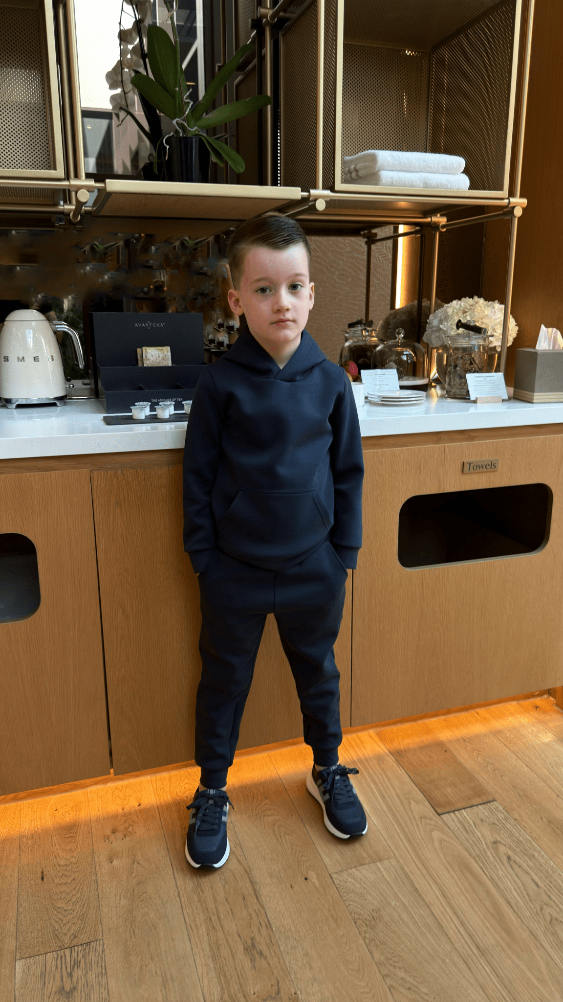 Boys Commuter Tracksuit - Navy - Vincentius
