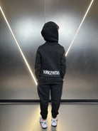 Boy's Paintbrush Tracksuit - Black - Vincentius