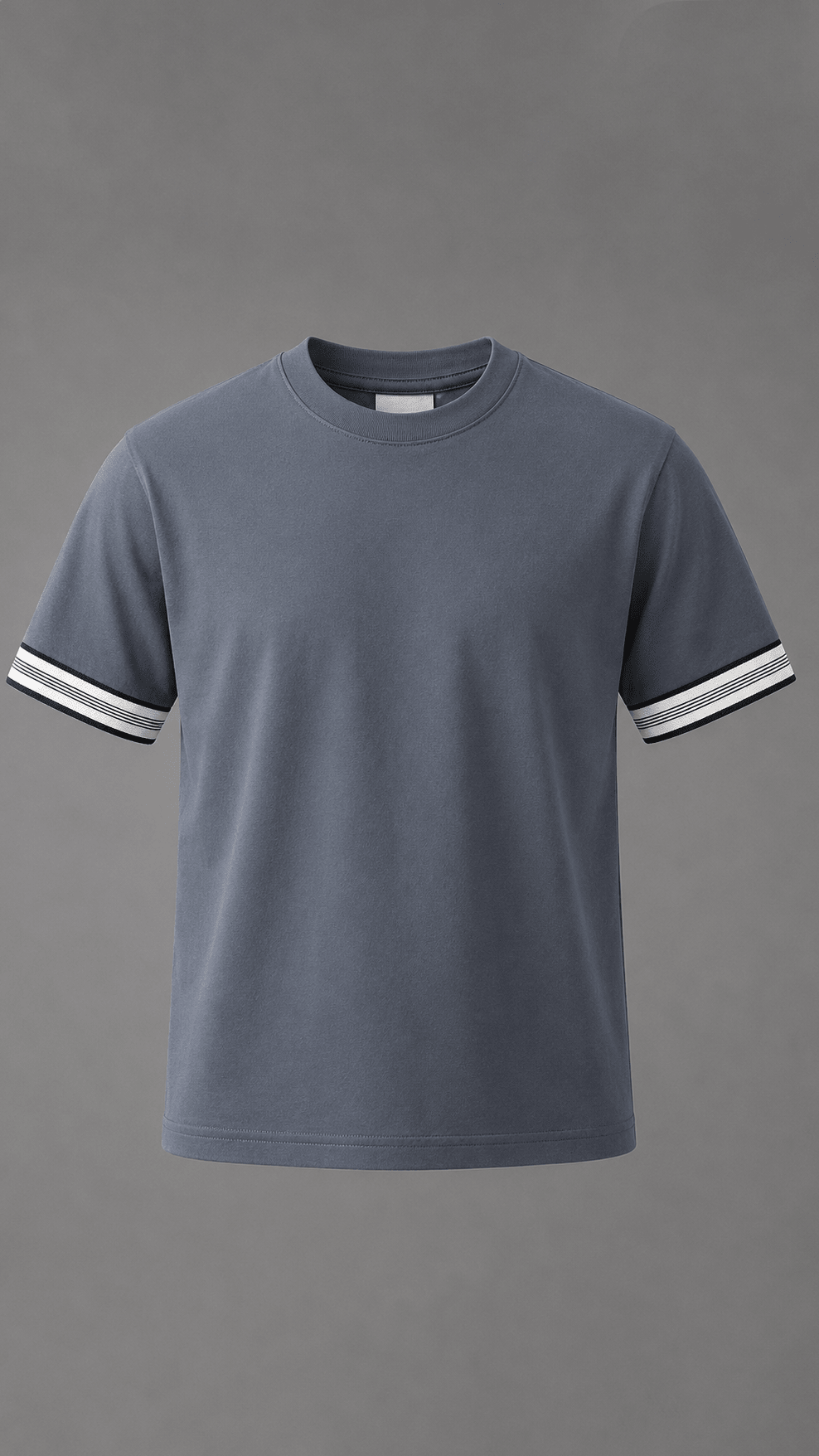Boys Ribbed Cuff Ombre T Shirt - Vincentius