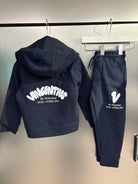 Boy's Subway Graffiti Tracksuit - Navy - Vincentius