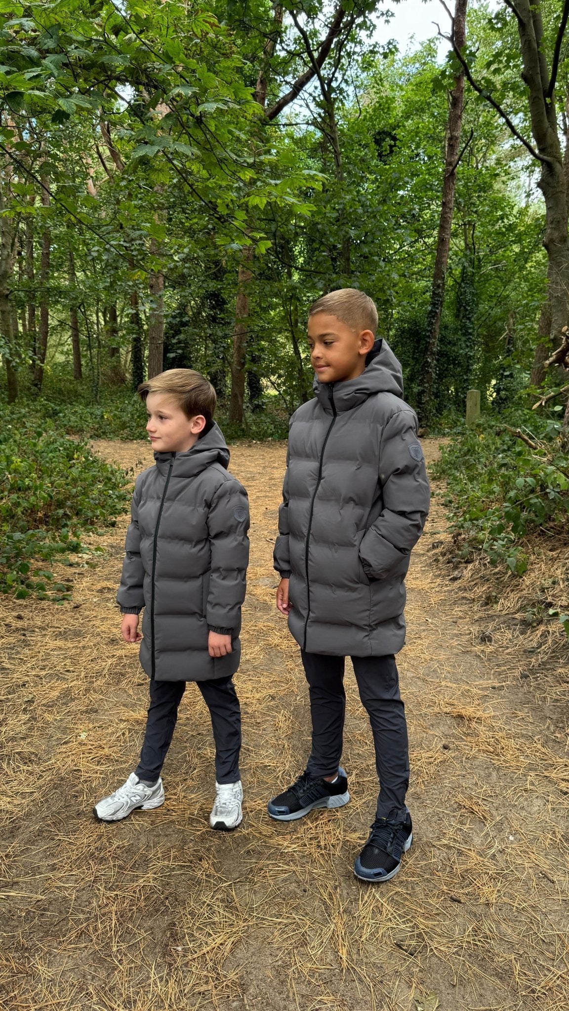 Boy's Technical Parka - Charcoal - Vincentius