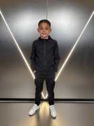 Boy's Transitional Tracksuit - Black - Vincentius