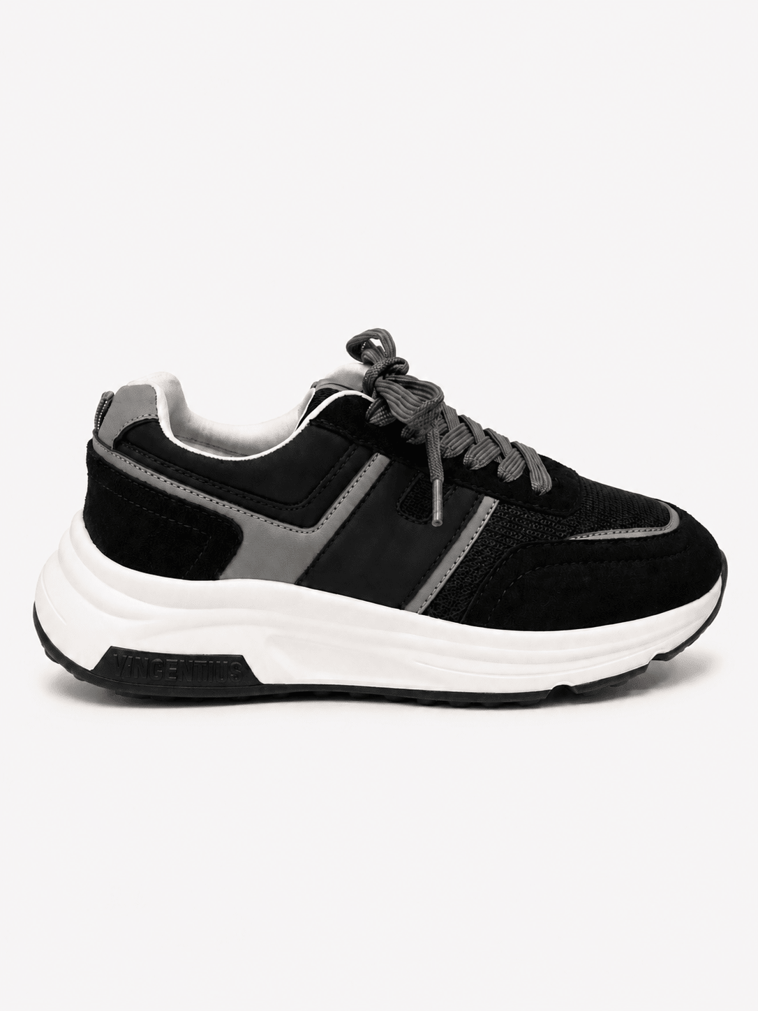 Boys V001 Runner - Black/Grey - Vincentius