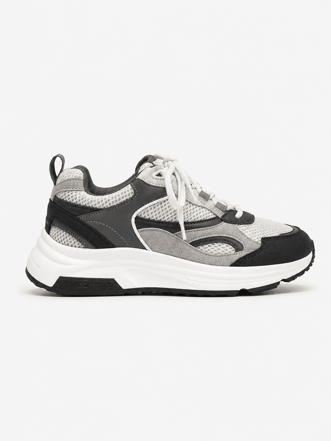 Boys V002 Runner - White/Grey - Vincentius