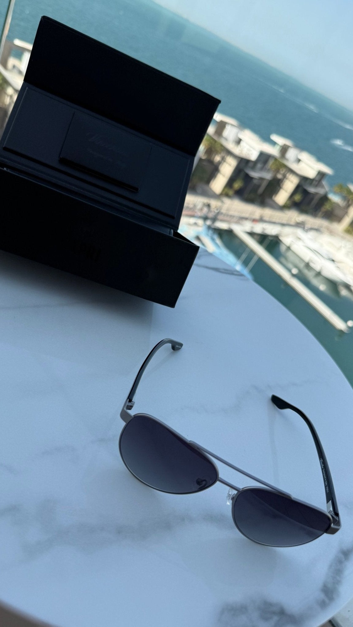 Capri Sunglasses - Gunmetal / Black - Vincentius