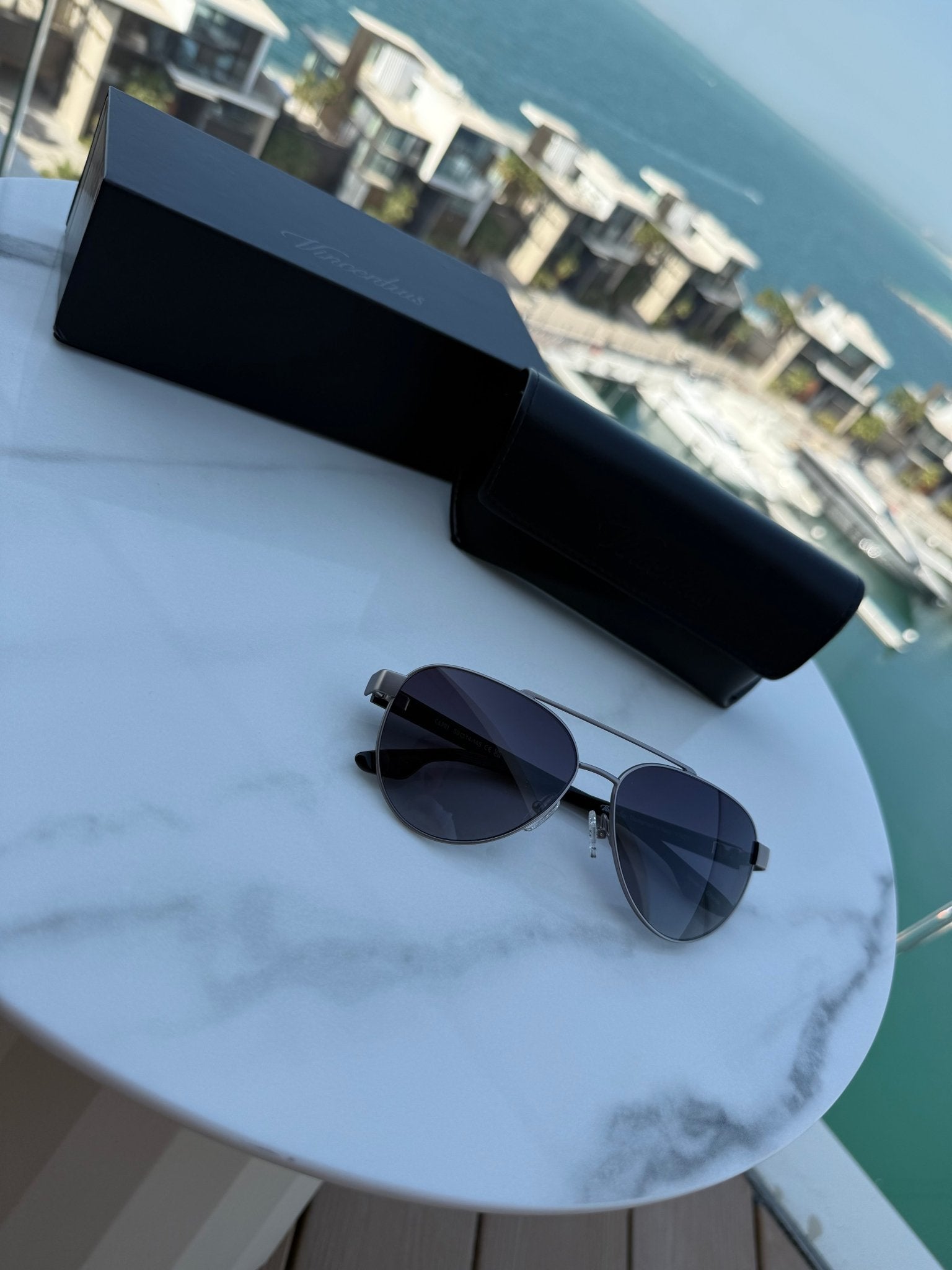 Capri Sunglasses - Gunmetal / Black - Vincentius